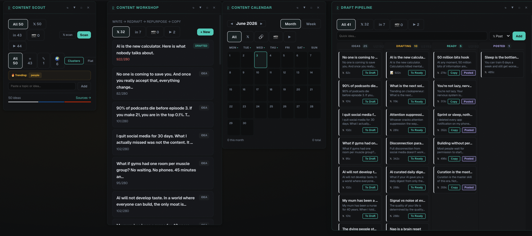 The Flosumo content engine